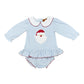 Striped Santa Bloomer Set