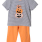 Striped Pumpkin Pants Set