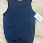 Black Athleisure Tie Back Top