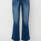 Ankle Flare Patch Pocket Jeans