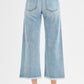Light Wash Band Detail Jeans