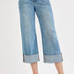 Tummy Control Cuff Jeans