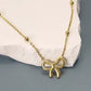 Bow Tarnish Free Necklace