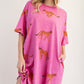 Cheetah Design T-Shirt Dress