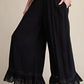 Ruffle Bottom Gauze Pants