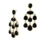 Black Dangle Earrings