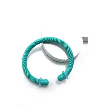 Textured Teal Bracelet