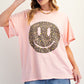 Happy Face Washed Tee