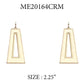 Gold and Natural Earrings