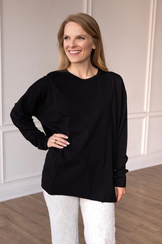 Ribbed Long Sleeve Top