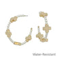Pearl With Gold Hoops