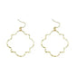 Textured Round Earrings