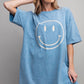 Smiley Face T-shirt Dress