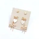 Gold Earrings Set