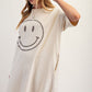 Smiley Face T-shirt Dress