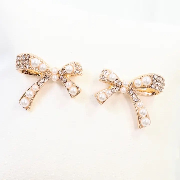 Bow Stud Earrings