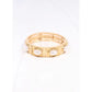Pascal Pearl Stretch Bracelet Gold
