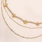 Layered Flower Necklace