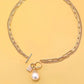 Pearl & Lock Necklace