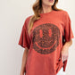 Happy Face Print Tee