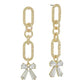 Bow Chain Earrings