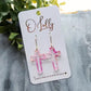 Acrylic Cross Earrings