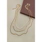 Gold Three Layer Necklace