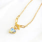 Iridescent Heart Necklace
