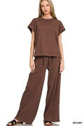 Short Sleeve Two Piece Flow Set