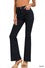 Black High Rise Bootcut Jeans