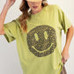 Happy Face Print Tee