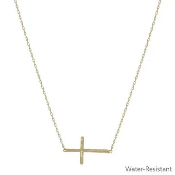 Gold Cross Necklace