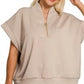 Regular Zip Sweater Top