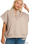 Regular Zip Sweater Top
