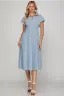 Light Blue Midi Dress