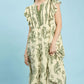 Paisley Print Midi Dress