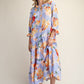 Printed Tiered Maxi Dress