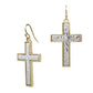 Silver Cross Earrings