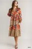 Leopard Colorblock Dress