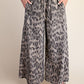 Ash Gray Leopard Pants