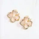 Gold Flower Earrings