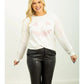 Sequin Jack-o'-lantern Sweatshirt