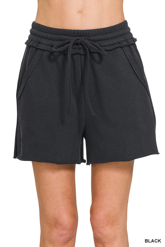 Zenana Fleece Shorts