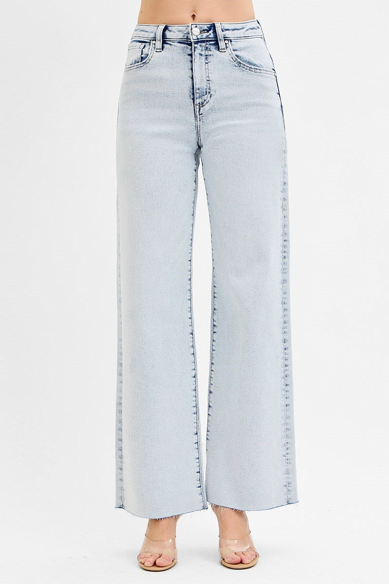 Light Wash Straight Jeans