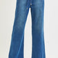 Mid Rise Wide Leg Jeans