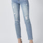 Crop Skinny Distressed Jeans