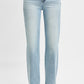 Medium Wash High Rise Wide Leg Jeans
