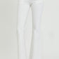White Tummy Control Low Rise Jeans