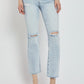Acid Light Wash Distressed Jeans