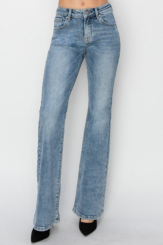 Medium Wash Flare Jeans